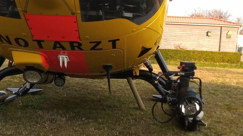 Otro de los accidentes aéreos de 2022 este suceso donde se incrustó un poste de madera en el Airbus Helicopters H145 tras aterrizar