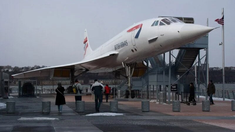 Concorde matrícula G-BOAD en el museo USS Intrepid de Nueva York